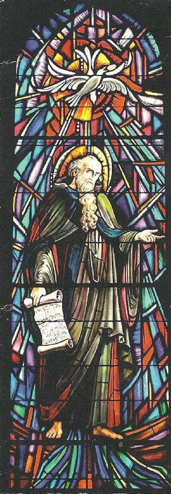 FOTOVidriera del Monasterio de Silos