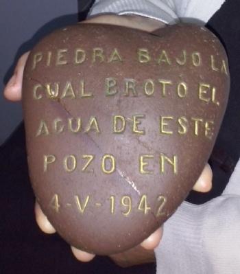 FOTOPiedra encontrada en el lugar excavado