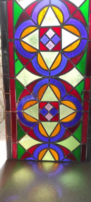 FOTOFragmento montado en el taller de restauracin.