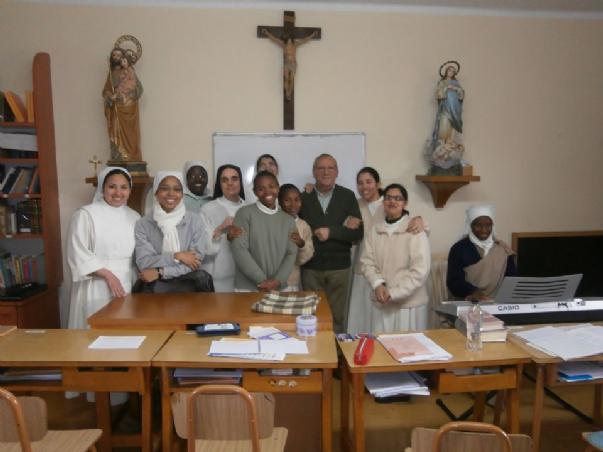 FOTOCon don Carlos en una de sus ltimas sesiones formativas