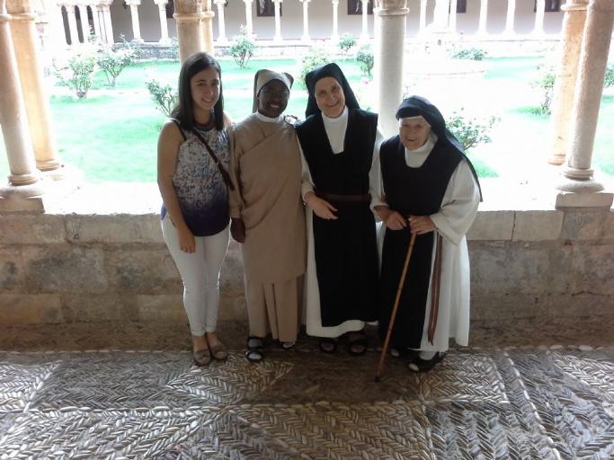 FOTODe izquierda a derecha: Alicia, sor Aurora, madre Ana y madre Encarnacin 