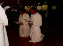 La celebración del rito se integró al oficio de Laudes. - 